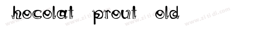 Chocolat Sprout Bold字体转换